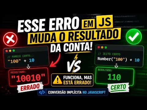 Esse erro em JavaScript muda o resultado da conta (e ninguém te conta isso)