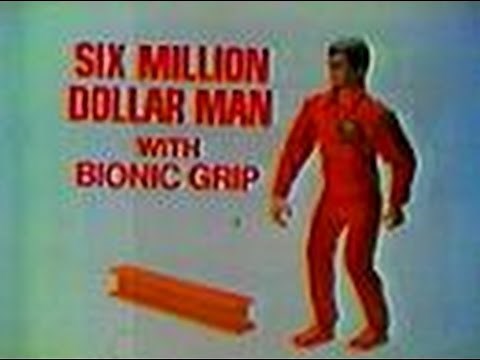 Six Million Dollar Man With Bionic Grip (Commercial, 1977)