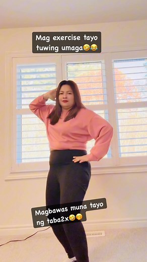 Bawasan muna ang Taba2x😂🤭 #dance #exerciseathome #highlightsシ゚ #fbreelsfypシ゚ #dancetrend #goodvibes #trendingnow @highlight | Anne Armani