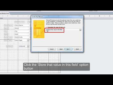 Microsoft Access: Add a Combo Box that Selects Values from a Related Table