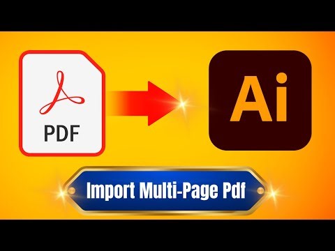 How to import multipage PDF into Illustrator | pdf to illustrator | Raj Graphic Gyan