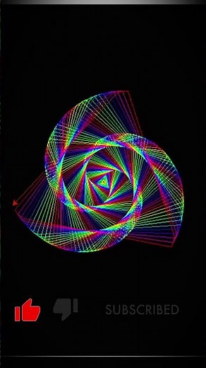 Mesmerizing Python Turtle Art in 30 Lines! 🐍🎨 #Shorts