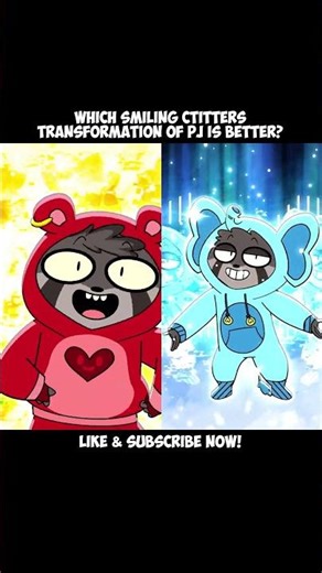 EEEAAAOOO VS LOVEIT 3 Rocky Rakoon Smiling Critters Animation Meme #Shorts #tiktok #funny #trending