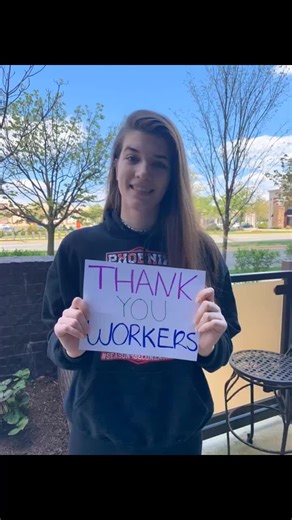 Thank you to essential workers everywhere and an extra special thanks to our very own Coach Holly & Coach Matt❤️ #fyp #essentialworker #thankyou