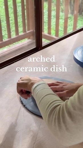 Handbuilding Pottery: Creating a Stunning Arched Ceramic Dish
