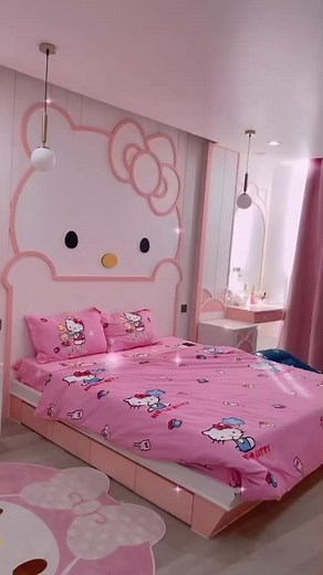 Hello Kitty Bedroom Inspiration Ideas for Kids