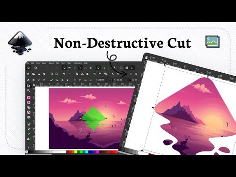 How to cut an image in inkscape (Precise Boundary)