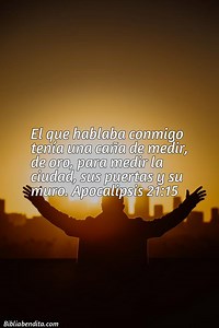 Explicación Apocalipsis 21:15. 'El que hablaba conmigo tenía una caña de medir, de oro, para medir la ciudad, sus puertas y su muro.' - BibliaBendita
