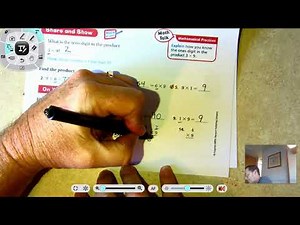 3rd grade GO Math-Lesson 4.9 Multiply with 9 pages 173-176