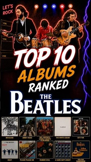 TOP 10 BEST The Beatles Albums Ranked #top10 #beatles #ranked #ranking #shorts #shortsfeed
