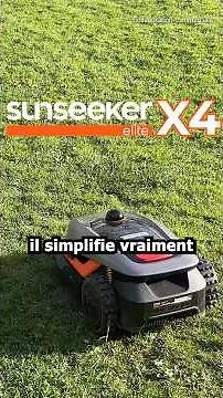 This robotic lawnmower has the technology of the future: 360 LiDAR and AI vision (Sunseeker Elite...