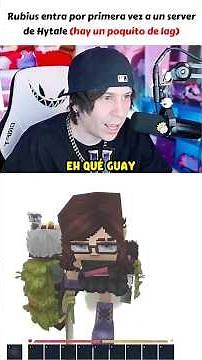 Hytale servers are a bit laggy #rubius #hytale #minecraft