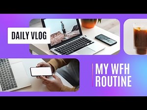 "Silent Vlog | My Realistic Work From Home Day"