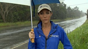 Heavy rain falling as evacuations underway near volcano