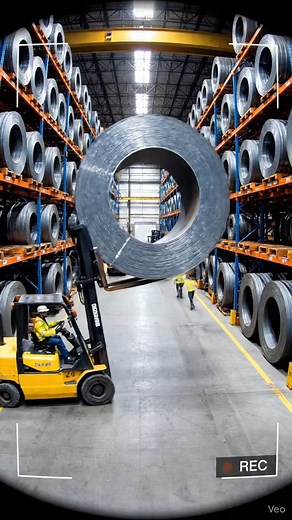 “Forklift mishap caught on CCTV — worker’s quick reaction saves him from being crushed 😳” #FactoryAccident #ForkliftFail #SteelPlant #CCTVFootage #HeavyMachinery #IndustrialSafety #WarehouseWork #EngineeringDisaster #RealFootage #NearMiss | Real Hero Moments