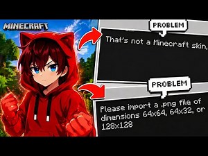 How to Fix Minecraft Skin Import Error (64x64 Problem) 😱