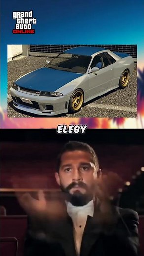 Elegy car in GTA games #gta #meme #shorts
