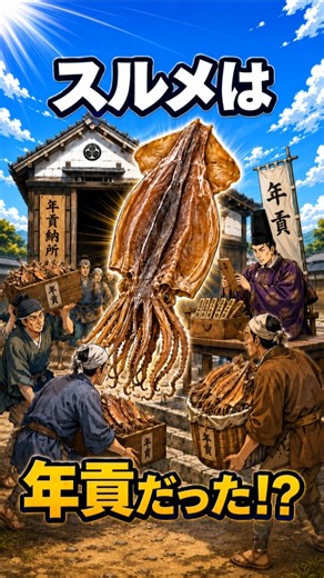 Wait, dried squid was used as tax in the Heian period!?