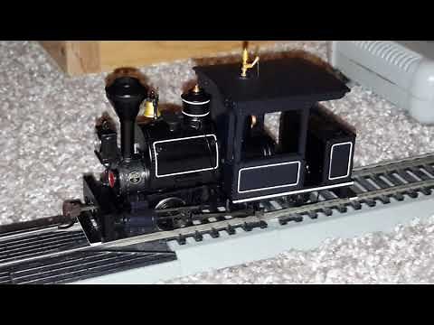 Bachmann DCC On30 Hk porter, 0-4-2 demo run