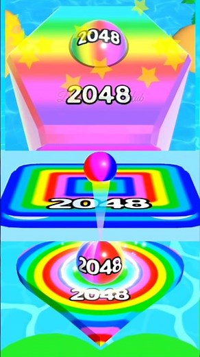 2048 Ball Combo 🔥⚪ | Multiple Merge Games in One Satisfying Short! #shorts