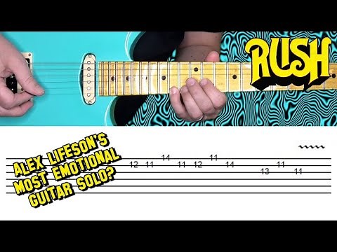 RUSH - Limelight - guitar lesson (solo) with tabs!