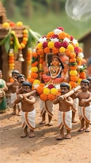 🤗 Village Life Temple Festival 😁 #miniaturecooking #tinycooking #asmr