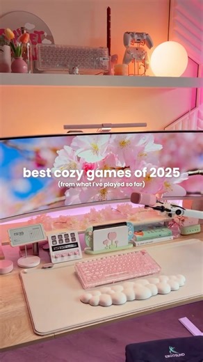 Gale | Cozy Gaming 🌷 on Instagram: "here are the best cozy games of 2025 from what I’ve played so far ✨ what were your faves this year? 💭 games mentioned: Cabernet • Tiny Bookshop • Town to City • Lost Records: Bloom and Rage • Rune Factory: Guardians of Azuma • Undusted: Letters from the Past • Is this Seat Taken? • Winter Burrow • Discounty • Whisper of the House • Strange Antiquities • Small Spaces • Two Point Museum • MakeRoom • Story of Seasons: Grand Bazaar #cozygames"