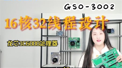 龙芯3C6000服务器CPU，16核32线程，国产CPU新标杆！