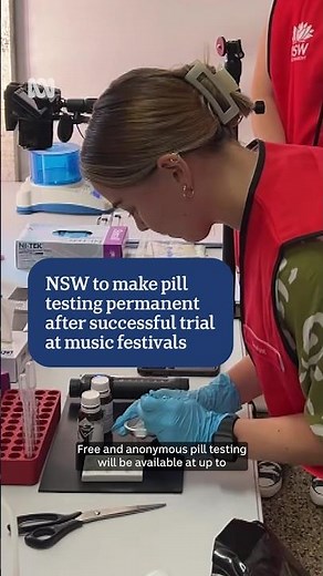 Legal pill testing to be made permanent at NSW music festivals | ABC NEWS