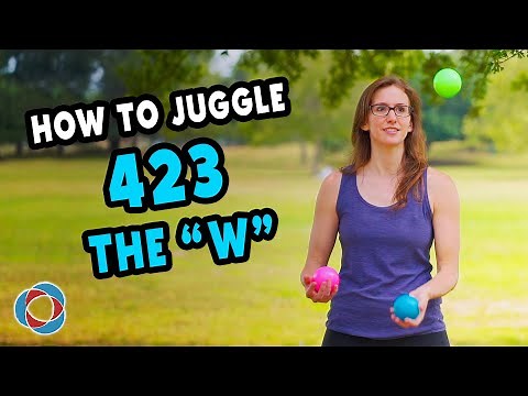 How to juggle 423 and THE W - Beginner Juggling Tutorial