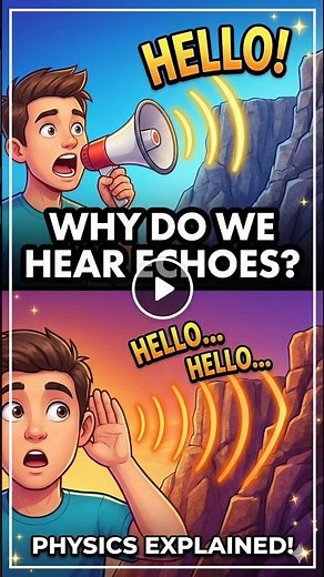 Why Do We Hear Echo? 🔊 | Physics Explained Visually