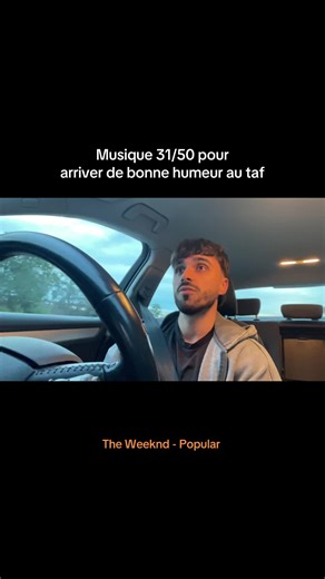 Musique 31/50 pour arriver de bonne humeur au taf! The weeknd - popular genre t’as au moins tu sais aller sur la centrale #bonnehumeur #musique #song #optimisme