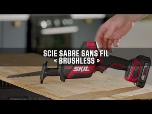 SKIL 2481 scie sabre sans fil sans charbon compacte à grande maniabilité