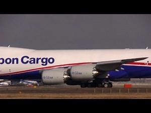 NCA Nippon Cargo Airlines New Jumbo freighter Boeing 747-8F Take off | Tokyo Narita Int'l Airport