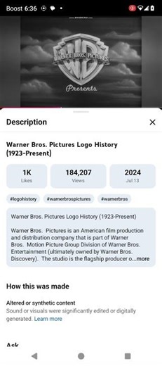 Warner Bros. Logo (1949)