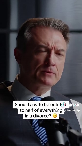 What do you think? Should a wife be entitled to half of everything in a divorce? Watch the full episodes of all of the Diary Of A CEO podcast clips by clicking the link in our bio 🚨❤️ #lawyer #prenup #prenuptialagreement #marriage #married #love #lovestory #podcast #diaryofaceo #episode #relationship #wife #husband #husbandwife #family