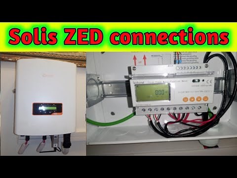 Solis Zed connections | Zero export device connections