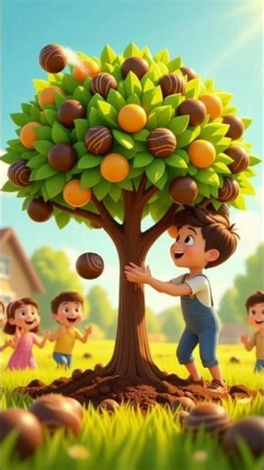 The Magical Chocolate Tree 🌳🍫 | Kids’ Sweetest Adventure Ever! #short