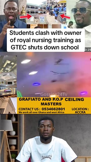 Students Protest Against Royal Nursing Training Closure