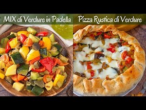 VEGETABLES MIX & PUFF PASTRY VEGETABLE PIZZA - Double Quick and Easy Recipe