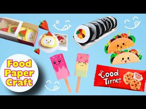 DIY Food Paper Craft｜Paper Food Crafts Tutorial｜Paper Food Ideas｜Food Craft For Kids