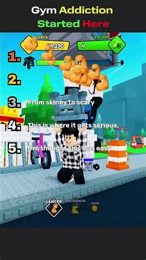 Ranking Roblox Gym addiction started here
