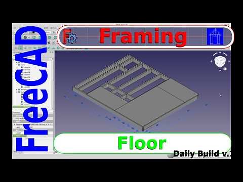 FreeCAD Tutorial - Framing Series Floor