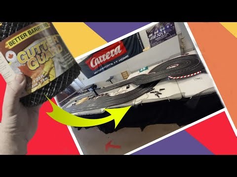 How to Make Catch Fence for Slot Car or Train Tables