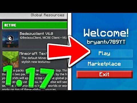 How To Apply Clients For MCPE 2021 (1.17 Caves & Cliffs) - Minecraft Pocket Edition