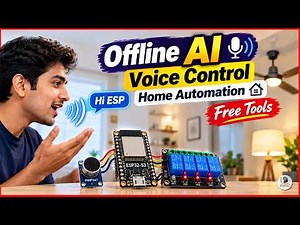 Offline AI Voice Control Home Automation using ESP32-S3 | ESP-IDF (2026)