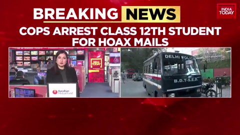 Class 12 student detained in connection with bomb threats sent to Delhi schools