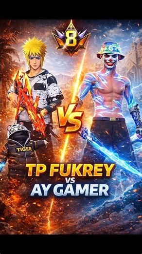 TP FUKREY VS ME 😈 | 1v1 Challenge #freefire #shorts
