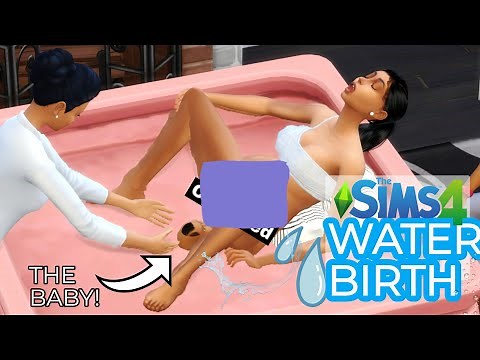 SIMS 4 WATER BIRTH | REALISTIC GAMEPLAY