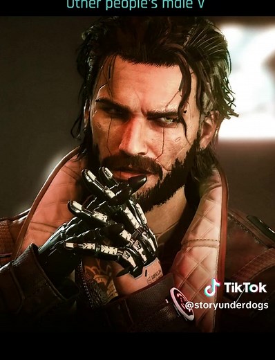 In my defence this is male V with no mods #gaming #cyberpunk #cyberpunk2077 #v